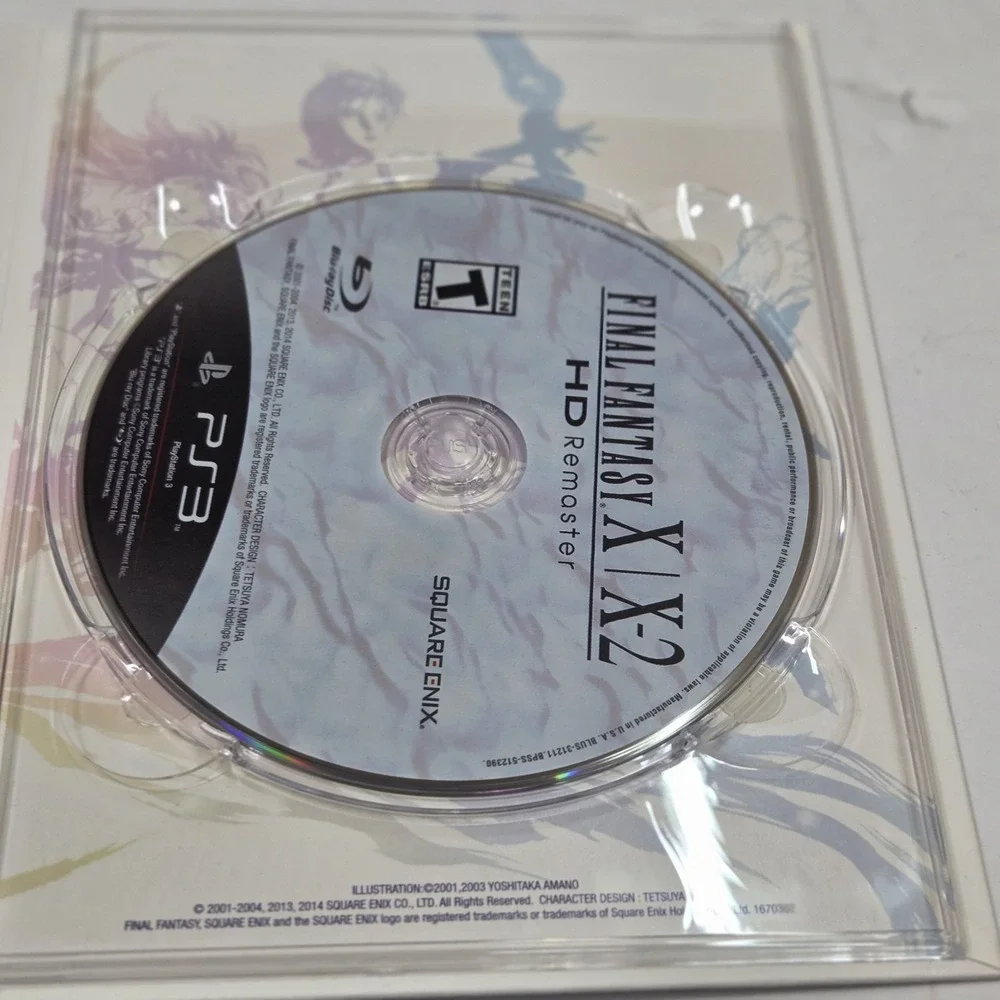 Final Fantasy X X-2 HD Remaster Limited Edition Sony PlayStation 3 PS3 Game Art
